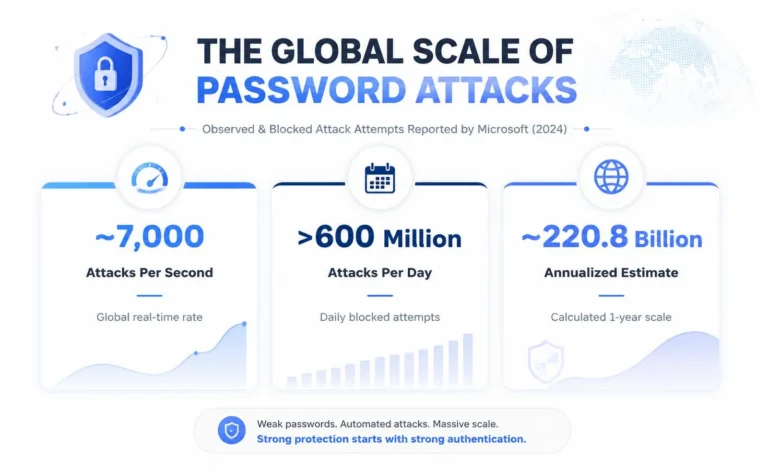 Scale of global password attack