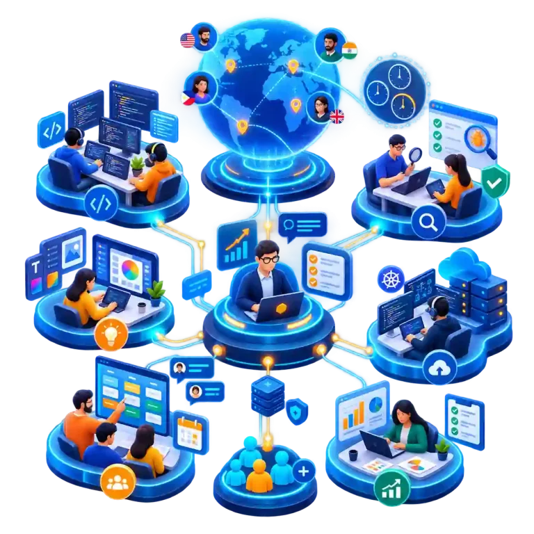offshore development team structure