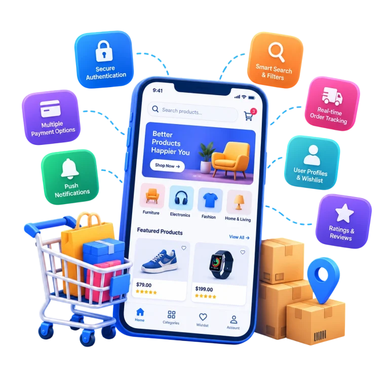 8 Essential Mobile App Development Features for Ecommerce Businesses